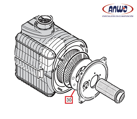 AISLANTE FLANGE QUEMAD. PRIME HT/GA